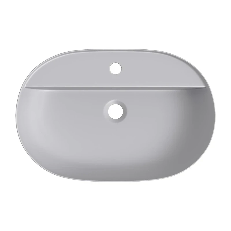 Раковина Wellsee Chic Riviera 50 326818000 цвет Серый матовый