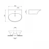 Раковина Lavinia Boho Bathroom Sink 46 33311073 цвет Белый глянцевый