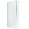 Душевая перегородка New Trendy New Soleo Chrome 90 K-0344 профиль Хром стекло прозрачное