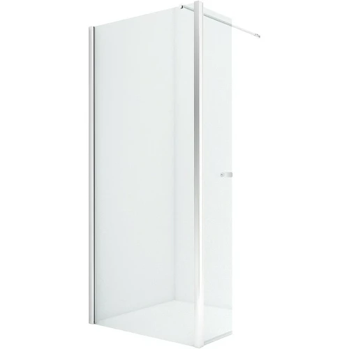 Душевая перегородка New Trendy New Soleo Chrome 90 K-0344 профиль Хром стекло прозрачное