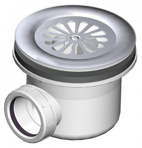 Сифон для душевого поддона Alcaplast A48 Хром