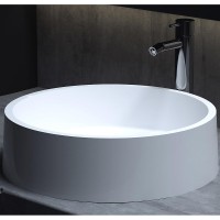 Раковина-чаша Salini Gloria 44 301 1102201M Белая матовая искусственный камень (литьевой мрамор) накладная