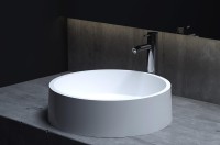 Раковина-чаша Salini Gloria 44 301 1102201M Белая матовая искусственный камень (литьевой мрамор) накладная