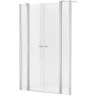 Душевая дверь New Trendy New Soleo Chrome 150 D-0266A профиль Хром стекло прозрачное