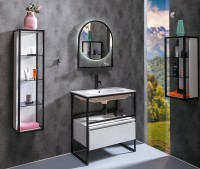 Тумба Boheme Armadi Art Loft 80 894-080-W подвесная Белая МДФ / ЛДСП