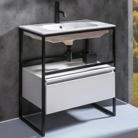 Тумба Boheme Armadi Art Loft 80 894-080-W подвесная Белая МДФ / ЛДСП
