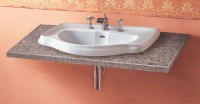 Раковина Kerasan Retro 62 103001*3 Белая фарфор полувстраиваемая