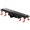 Душевой лоток AM.PM PrimeFlow 50 W02SC-P11-050-01BM с Черной матовой решеткой Cut Gradient