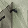 Шторка для ванны Maybah Glass MGV-580-6 750х1400 складная 3 секции Черный стекло бронзовое