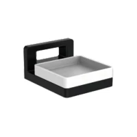 Мыльница Gappo G30802-6 цвет Черный матовый