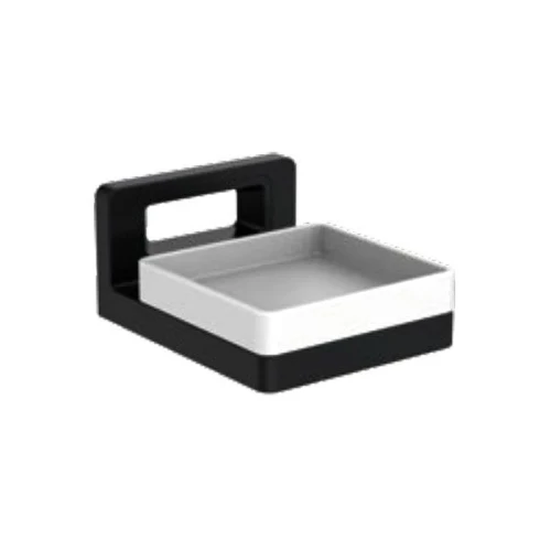 Мыльница Gappo G30802-6 цвет Черный матовый