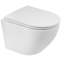 Унитаз BelBagno Sfera-R BB046CHR/BB902SC подвесной с сиденьем Микролифт фаянс подвесной