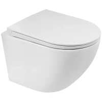 Унитаз BelBagno Sfera-R BB046CHR/BB902SC подвесной с сиденьем Микролифт фаянс подвесной