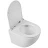 Унитаз BelBagno Sfera-R BB046CHR/BB902SC подвесной с сиденьем Микролифт фаянс подвесной