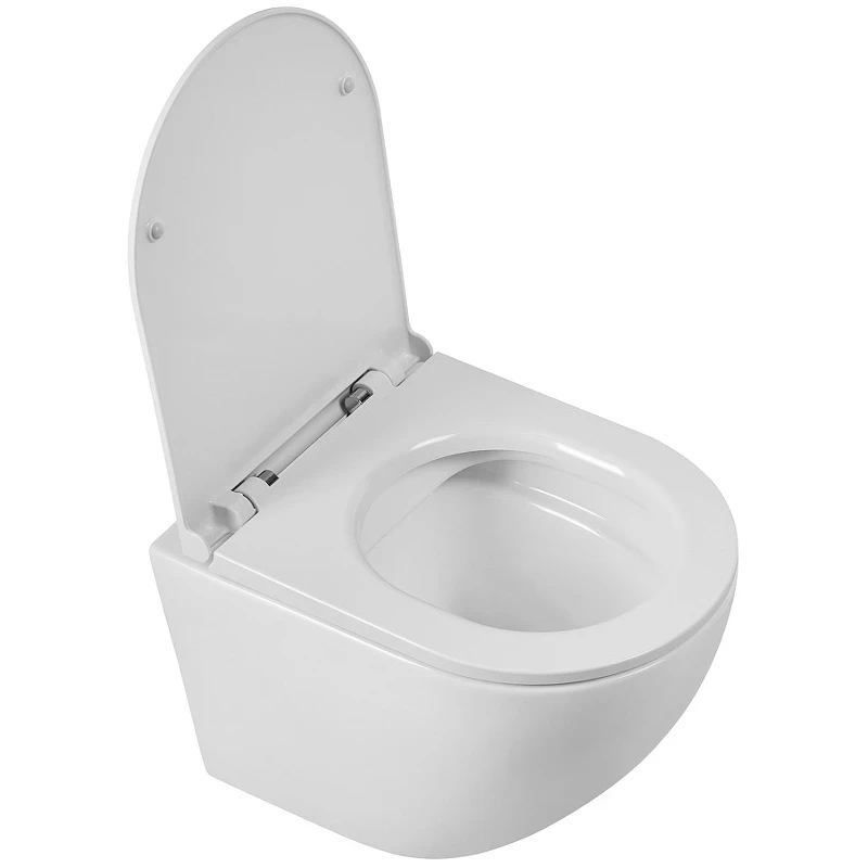Унитаз BelBagno Sfera-R BB046CHR/BB902SC подвесной с сиденьем Микролифт фаянс подвесной