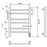 Электрический полотенцесушитель Comfysan Pioli-K EC-6 60x40 014117 Хром