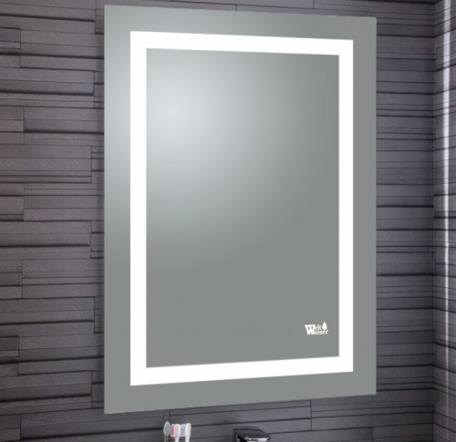 Зеркало WeltWasser Mira 60x80 с подсветкой 10000000964 Хром стекло