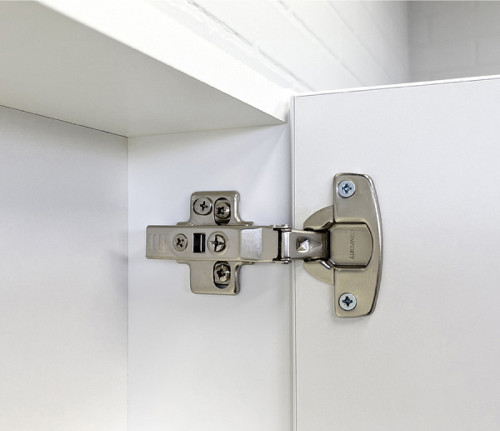 Зеркальный шкаф Comforty Никосия 60 00-00011199 Белый глянцевый МДФ / ЛДСП, стекло