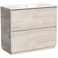 Тумба под раковину Sancos Libra Floor 100 LB100FEG Дуб галифакс натуральный МДФ / ЛДСП