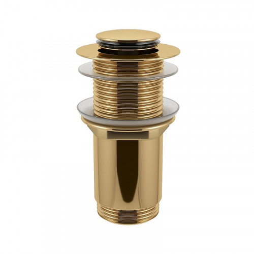 Донный клапан Wellsee Drainage System 182136000 click-clack цвет Золото