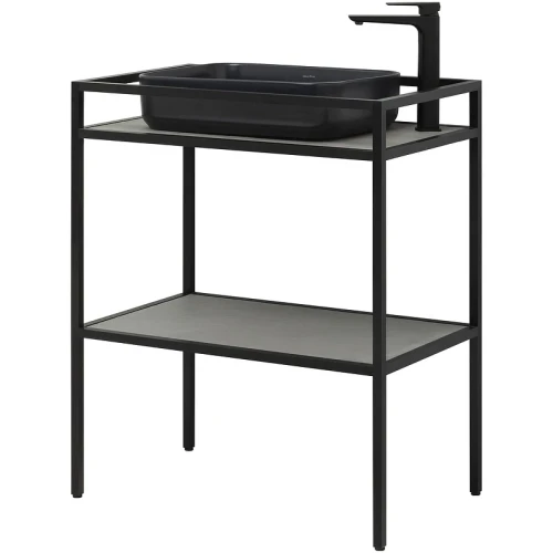 Консоль под раковину Allen Brau Liberty 75 1.33002.BB Черный браш