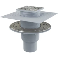 Трап для душа Alcaplast APV2324 с решеткой Хром