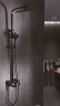 Душевая система Rose R28H R2836H Черная матовая