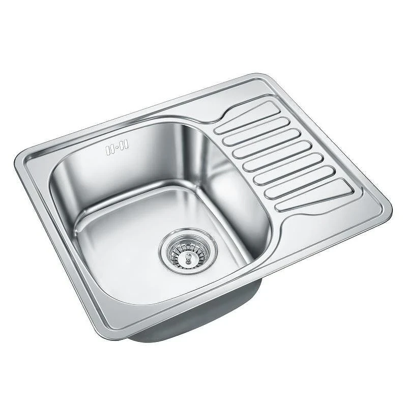 Кухонная мойка Emar Steel 58 5848 цвет Нержавеющая сталь глянцевая
