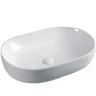 Раковина-чаша CeramaLux 60 9026А Белая фаянс накладная
