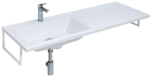 Раковина над стиральной машиной Aquanet Эстет Даллас 130 L ФР-00002166 235501 Белая