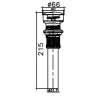 Донный клапан Arrow AG5822CP click-clack цвет Хром