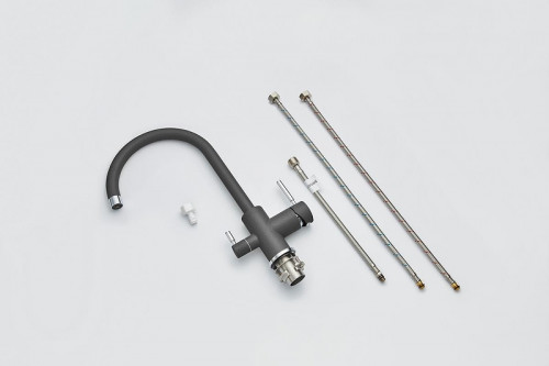 Смеситель для кухни Emar Quartz 3007.7 цвет Антрацит