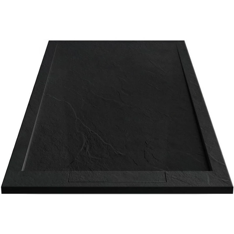 Душевой поддон из искусственного камня Esbano Luxe ESP-LX119B 110x90 ESPLX 119B Черный матовый