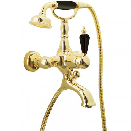 Смеситель для ванны Boheme Tradizionale Nero 253 Золото латунь на стену