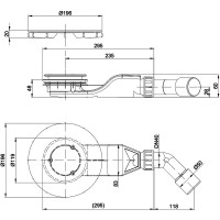 Сифон для душевого поддона Bette Air 30 B524-000 Белый
