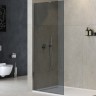 Душевая перегородка Cezares Liberta 100 LIBERTA-L-1-TB-100-GR-Cr профиль Хром стекло серое