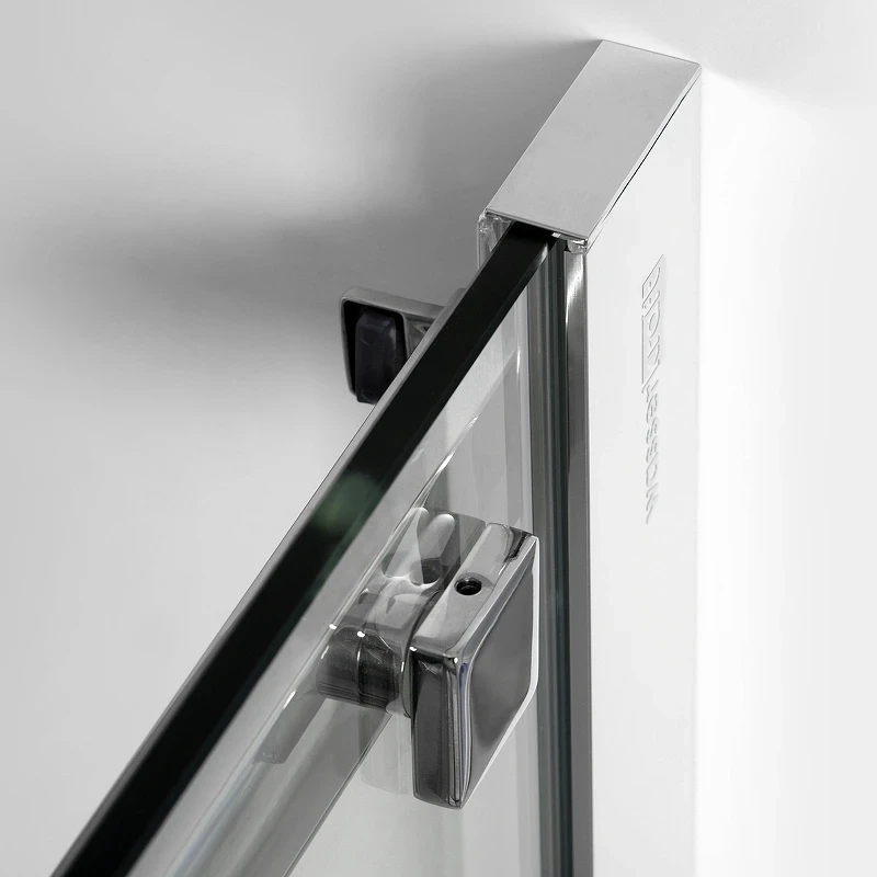 Душевая дверь WasserKRAFT Alme 130 15R30 профиль Хром стекло прозрачное
