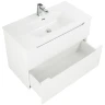 Тумба под раковину BelBagno Etna-H60 80 ETNA-H60-800-2C-SO-BL-P подвесная Bianco Lucido МДФ / ЛДСП
