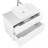 Тумба под раковину BelBagno Etna-H60 80 ETNA-H60-800-2C-SO-BL-P подвесная Bianco Lucido МДФ / ЛДСП