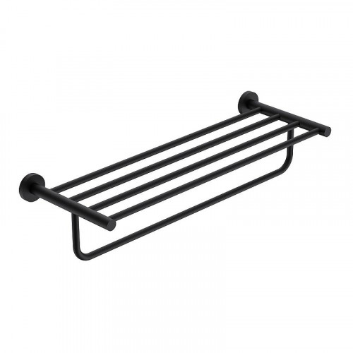 Полка для полотенец AQUAme Trento AQM7206MB цвет Черный матовый