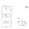 Кухонная мойка Mixline Комфорт ML-GM15 56 551912 цвет Песочный