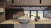 Раковина-чаша Whitecross Cornelian 43 0714.043043.200 Белая матовая искусственный камень (литьевой мрамор) накладная