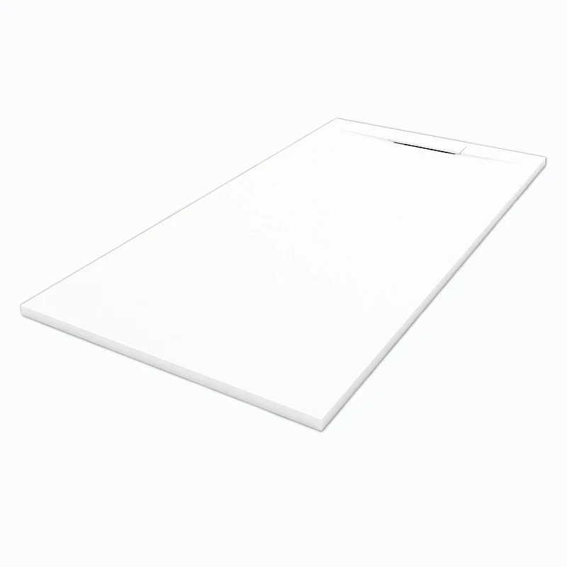 Душевой поддон из искусственного камня Starohome Nordic 160х90 56577969 цвет Белый матовый