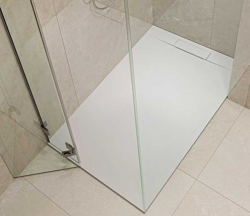 Душевой поддон из искусственного камня Starohome Nordic 160х90 56577969 цвет Белый матовый