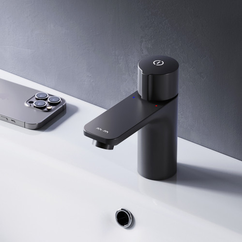 Смеситель для раковины AM.PM X-Joy F85A02522 Черный матовый латунь