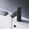 Смеситель для раковины AM.PM X-Joy F85A02522 Черный матовый латунь