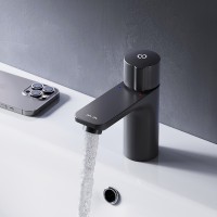 Смеситель для раковины AM.PM X-Joy F85A02522 Черный матовый латунь