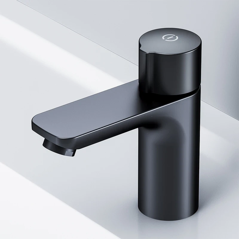 Смеситель для раковины AM.PM X-Joy F85A02522 Черный матовый латунь