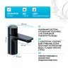 Смеситель для раковины AM.PM X-Joy F85A02522 Черный матовый латунь