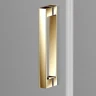 Душевой уголок Vincea Alpha 120x80 VSR-3AL8012CLG профиль Брашированное золото стекло прозрачное